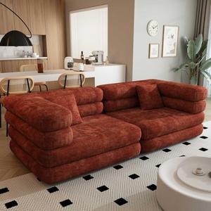 Boneless Frameless Convertible Bed Space-Saving Vacuum Compressed Sponge Filling for <b>Small</b> Apartments Living Room Furniture - Product Image 1