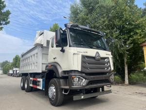 รถดัมพ์ Howo Nx 6X4 ขนาด 31-40 ตัน เครื่องยนต์ดีเซล เกียร์ธรรมดา มาตรฐานยูโร 5 สำหรับงานก่อสร้างหนัก - Product Image 1
