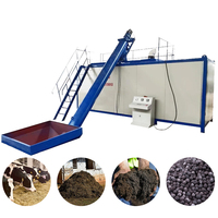 Machine de compostage à haute productivité, engrais organique à base de fumier de vache, engrais de ferme, réservoir de fermentation