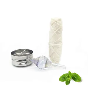 30M Eco Premium Plastic Free Biodegradable Oral Care Vegan Corn Dental Floss Natural Mint Bamboo Charcoal Dental Floss Pick