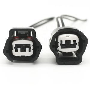 ขั้วต่อหัวฉีดน้ำมันเชื้อเพลิง2ขาหัวฉีดเชื้อเพลิงตัวเมียขั้วต่อสายไฟสำหรับหัวฉีดน้ำมันเชื้อเพลิง N-issan BC-126 15ซม. - Product Image 1