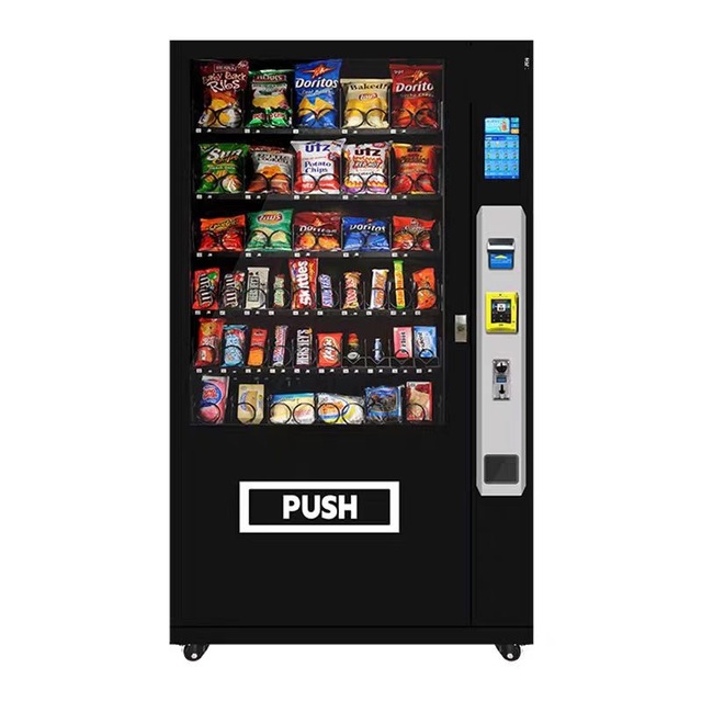 Super September WHALE TOUCH Large Capacity 180 Slots 36 Vending Machines for Snacks and Drinks Bottle Card/ Bill/ Coin Operated