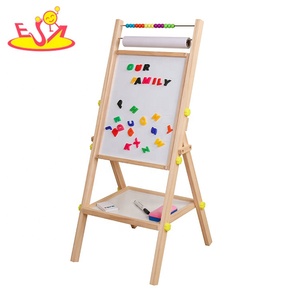 Çocuklar için çift taraflı ahşap manyetik çizim kurulu popüler erken eğitim aracı 2-4 yıl 5-7 yıl Unisex boyama W12B129 - Product Image 2