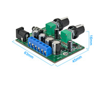 Placa de Amplificador de Subwoofer TDA2030 2.1, Amplificador de Audio de 6W*2+25W, Mini Amplificador de Bajos HIFI YD1517P para Altavoz de Subwoofer de 4-6 Pulgadas y 40W