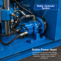 Presse de vulcanisation industrielle pour caoutchouc, presse hydraulique à commande PLC pour le moulage de produits en caoutchouc et silicone avec certification CE