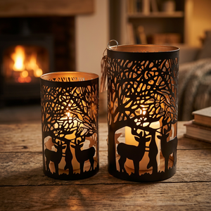 Wholesale Supply Iron Pillar Candle <b>Holder</b> Stand Waterproof Natural Durable Christmas Home Decoration Handmade Portable - Product Image 1