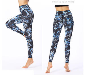 Leggings Sportivi da Donna a Vita Alta Senza Cuciture con Logo Personalizzato, Pantaloni Modellanti in Tessuto Poliestere-Spandex - Product Image 4