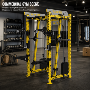 เครื่องสมิธแมชชีนแบบปรับได้ Reyk High Performance พร้อมชั้นวางอุปกรณ์ฝึกซ้อมในตัว รองรับน้ำหนักได้ถึง 75 กก. สำหรับฝึกกล้ามเนื้อไตรเซ็ปส์ เหมาะสำหรับยิมที่บ้าน รุ่น Reyk3 - Product Image 6