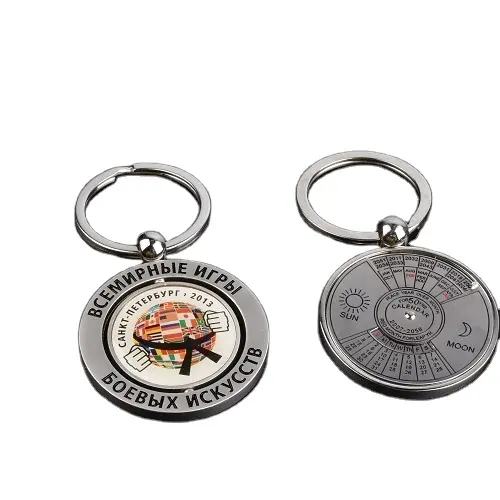 Produttore di vendita caldo originale del metallo del commercio all'ingrosso souvenir personalizzati keychain promozionale di trasporto libero