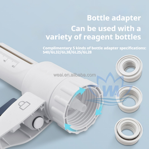 Bình phân phối chất lỏng WEIAI gắn trên nắp chai, có thể tiệt trùng bằng nồi hấp, pipet 0.5 - 100ml, dùng cho nước hoa, hóa chất, dầu, dung môi, thuốc thử, thiết bị phòng thí nghiệm - Product Image 2