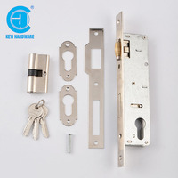 Cerradura de embutir multipunto de hierro para puerta, cuerpo de cerradura con cilindro, venta al por mayor de fabricante chino