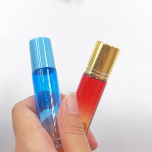5ml 10 Color Natural Gemstone Colorful Frosted Essential Oil <b>Glass</b> Roller Bottle - Product Image 4