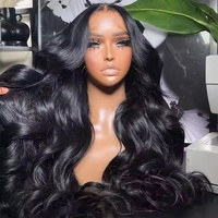 Extensions de cheveux humains vierges bruts à double tirage, alignés aux cuticules, ondulés, en gros et à prix réduit