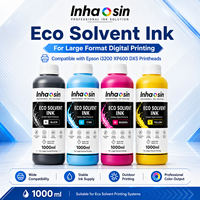 Encre éco-solvant 1L CMYK pour I3200 I1600 XP600 DX5 DX7 pour impression numérique sur papier synthétique, affichage POS et graphiques de vente au détail