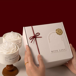 Boîte cadeau de bougie parfumée, bougie d'aromathérapie, cadeau d'anniversaire pour la Saint-Valentin, cadeau pour les filles, festivals - Product Image 4