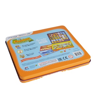 OEM Educational Creative Kids <strong>Tangram</strong> in Wooden and Magnet Paper Cards Sets in Tin Box One Stop Printing Work of Kids Books - Product Image 4