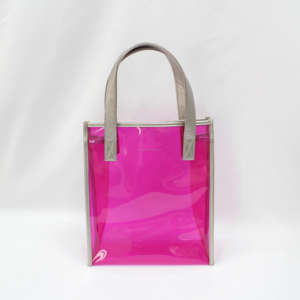 Bolsas de PVC Rosa Neón, Bolsa Transparente para Estadio, 0.5mm, Resistente al Agua, para Playa, Compras, Regalos GWP, Logotipo Personalizado, Origen <span class=keywords><strong>Vietnam</strong></span> - Product Image 5