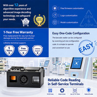 Module de scanner de codes 1D 2D Code128 QR YUANAIDC, lecteur de codes-barres CMOS intégré pour borne de commande et terminal de point de vente