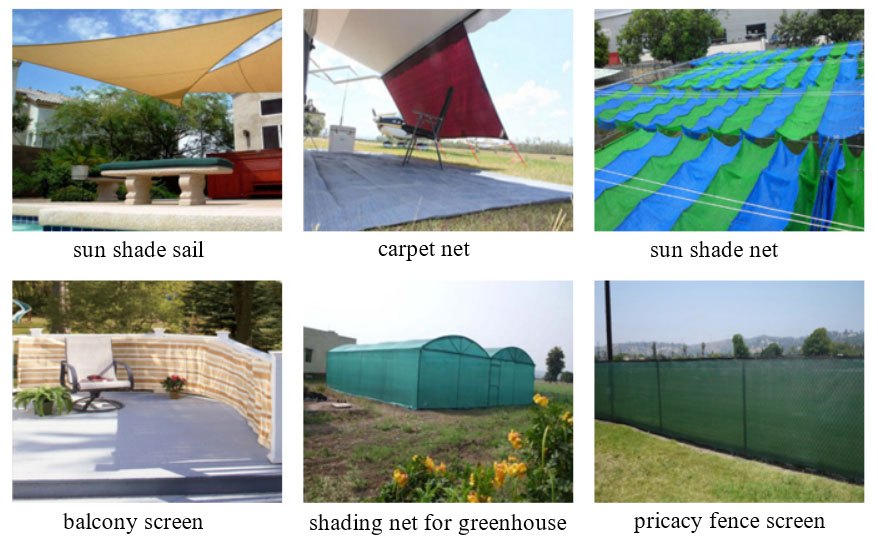 XH 100% New HDPE Greenhouse Shade Net Sun Shade Net UV Stabilized Sunshade Net