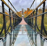 Pont de Verrière en Verre Trempé Stratifié SGP 10mm 12mm 15mm