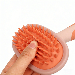 Brosse de bain en gros pour animaux de compagnie, brosse de massage pour le dos des chiens et chiots, brosse à <span class=keywords><strong>shampoing</strong></span> pour chats avec poignée - Product Image 5