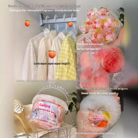 70 pcs Per Barel Deterjen Cuci Pakaian 6D Aroma Peach Madu Putih Membersihkan Secara Mendalam Membuat Pakaian Lembut
