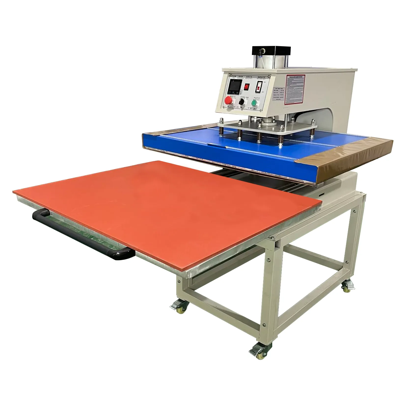 Máquina de prensado en caliente de gran formato, máquina de impresión de ropa deslizante neumática de gran tamaño, 31x39