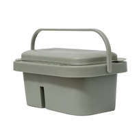 Vente en gros Tout-en-un Design pratique pour la peinture à l'huile d'art Ensemble de trois pièces comprenant un porte-pinceau et un seau de lavage