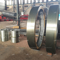 Trommel de tri rotatif MSW pour déchets solides, 90 kW, grande capacité, robuste, pour le tri et le recyclage des déchets de construction, à vendre