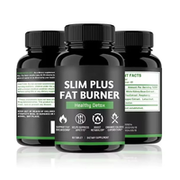 Capsules amincissantes à base de plantes chinoises, coupe-faim, détoxifiantes, perte de poids, SLIM PLUS FAT BURNER Capsules