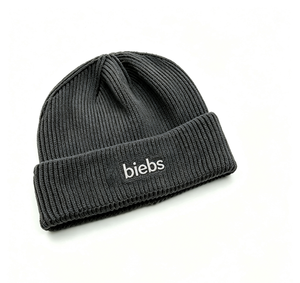 Bonnets en <span class=keywords><strong>laine</strong></span> tricotée avec logo personnalisé, patch en cuir tissé, bonnets pour bébés, hommes, hiver - Product Image 5
