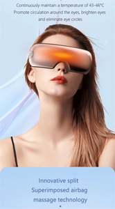Masseur oculaire électrique 4 modes avec compresse d'air chaud et pression d'air vibrant Produit de qualité supérieure - Product Image 4
