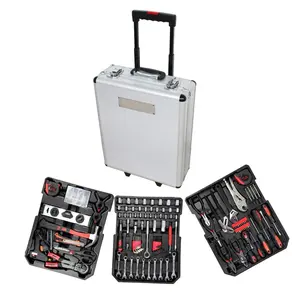 China Tools in Aluminium Trolley Case 186 Stück Deutschland Design Handwerkzeug set