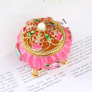 Cajas de Joyería al por Mayor, Estilo Europeo, con Esmalte de Color Diamante, para Collares, Caja de Terciopelo para Joyas - Product Image 4