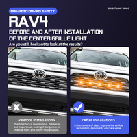Feux de signalisation de calandre avant à LED TGZ pour Toyota RAV4 Rongfang XA50 2020-2024, pièce de rechange pour feux de calandre