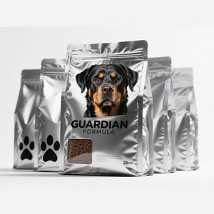Envase de Aluminio Personalizado de Gran Capacidad con Fondo Plano para Alimentos para Mascotas, con Cierre Externo a Prueba de Humedad, Apto para Comida para Perros - Product Image 3
