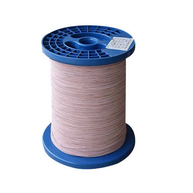 2USTC 0.07MM 0.1*200 Usdc Stranded Copper Core High Frequency Silk Covered Silicone Jacket Heating Litz Wire ISO/VDE/