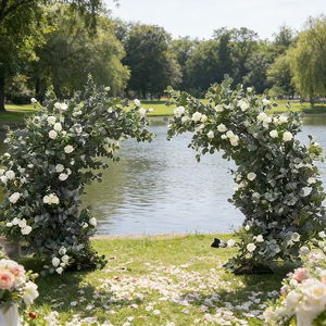 Arche <span class=keywords><strong>de</strong></span> fleurs artificielles en cerisier rose et blanc <span class=keywords><strong>de</strong></span> 7 à 10 pieds pour la décoration <span class=keywords><strong>de</strong></span> fêtes et <span class=keywords><strong>de</strong></span> mariages, vente en gros - Product Image 6