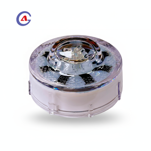 Marcador Reflectante LED para Jardín, Camino de Entrada y Calzadas, Resistente al Agua IP68, con Diseño de Ojo de Gato, para Advertencia en Césped y Pavimento - Product Image 1