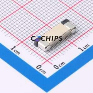 FPC-0.5AS-15PWCR-H20 FFC/FPC Connector SMD,P=0.5mm,Horizontal Mount Connector Drawer Type Top Contact 15P 0.5mm - Product Image 2