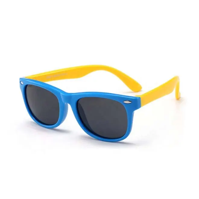 Оптовая продажа, силиконовые солнцезащитные очки с УФ-защитой, детские очки, поляризованные детские солнцезащитные очки