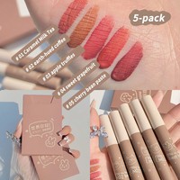 Vente en gros de maquillage pour les lèvres, gloss liquide mat, cosmétiques, gloss à lèvres scintillant longue durée, gloss à lèvres doux avec paillettes