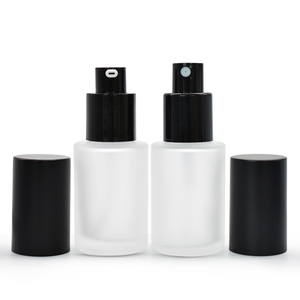<span class=keywords><strong>Lechan</strong></span> 30ml flesjes, kleine bestellingen geaccepteerd, snelle verzending, transparante glazen pompsprayers, zeefdruk, voor toner, make-up, parfum, olie. - Product Image 2