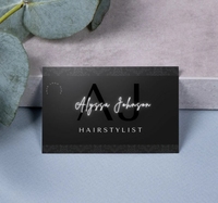 Cartes de visite personnalisées, cartes de remerciement, codes QR, étiquettes en papier pour marques de vêtements, extensions de cils, impression de logo