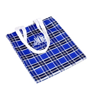 Bolsa de Compras Reutilizable de Poliéster y Algodón con Logotipo Personalizado de Fábrica China para Supermercado - Product Image 1