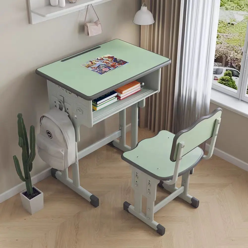 Mobilier scolaire moderne pour enfants bureau et chaise en métal pour la chambre et le salon en classe
