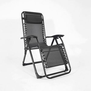 Ligero y Plegable 168 °   Silla de Patio Exterior con Respaldo Ajustable, Tumbona para Piscina, Cama de Camping - Product Image 3