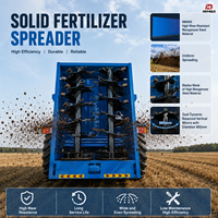 Épandeur de fumier polyvalent remorqué, épandeur de fumier solide pour l'épandage de fumier de poulet, de vache et de porc, matériel agricole