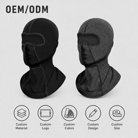 Masque Balaclava Unisexe Personnalisé avec Logo, Coupe-Vent Thermique Respirant pour le Ski, la Moto et les Sports de Plein Air