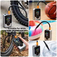 Gonfleur de pneus portable polyvalent Mydays Tech, compact, haute capacité, pour situations d'urgence en extérieur, alimentation électrique de secours
